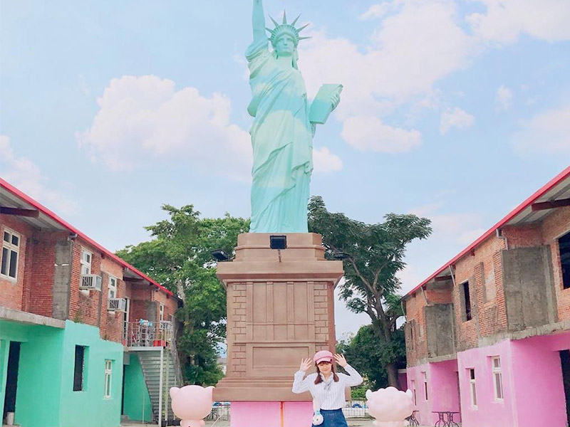一秒到紐約!宜蘭9公尺高自由女神像打卡超吸睛
